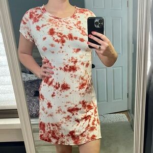 Tie-Dye Casual Dress